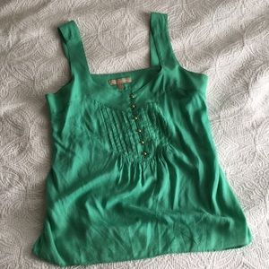 Seafoam Silk Summer Tank Blouse